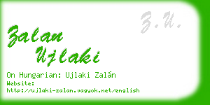 zalan ujlaki business card